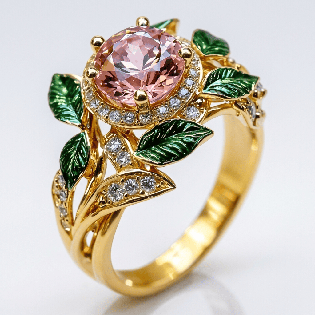 Gold Enchanted Garden Ring