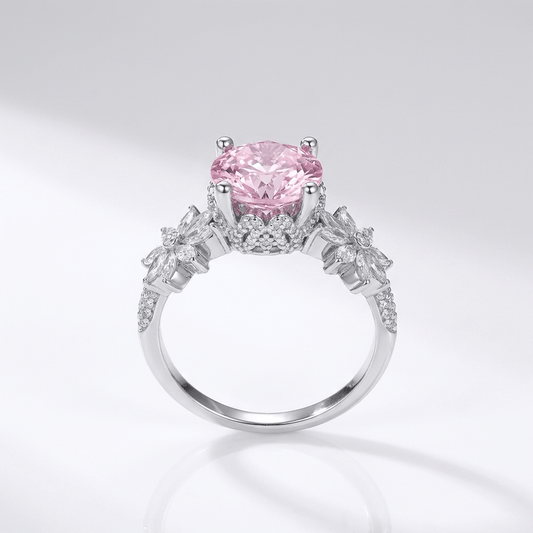 Pink Zirconia Sakura Dream Ring