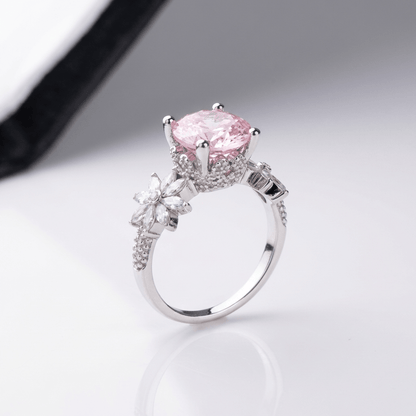 Pink Zirconia Sakura Dream Ring