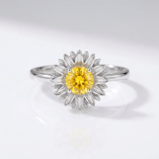 Sunflower Ring - (Adjustable)