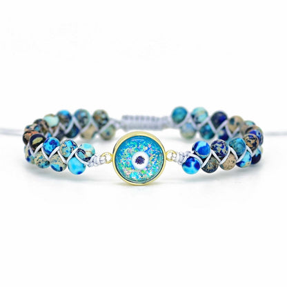 Intense Opal Evil Eye Bracelet