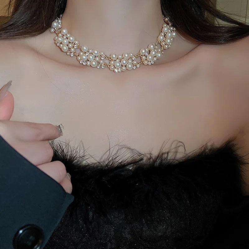 Timeless Pearl & Crystal Jewelry Set