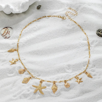 Ocean Dreams Starfish Shell Necklace