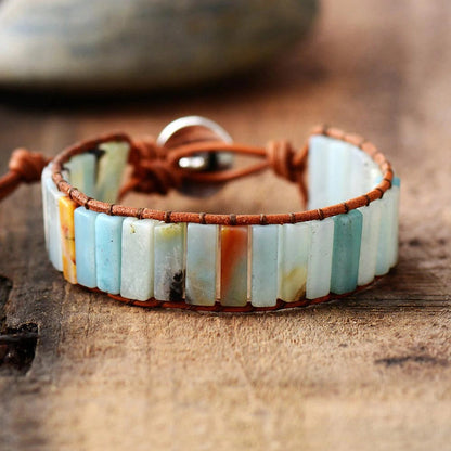 Leather Tree Of Life Bracelet