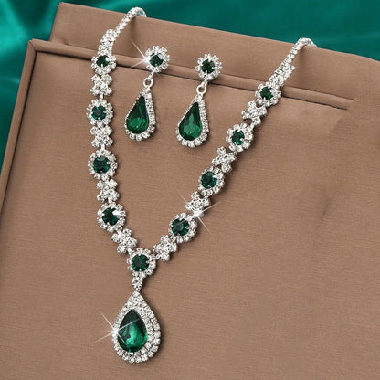 Timeless Crystal Garden Jewelry Set