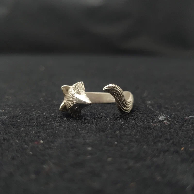 Silver Fox Ring for Women